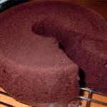 chocoladerum chiffon cake